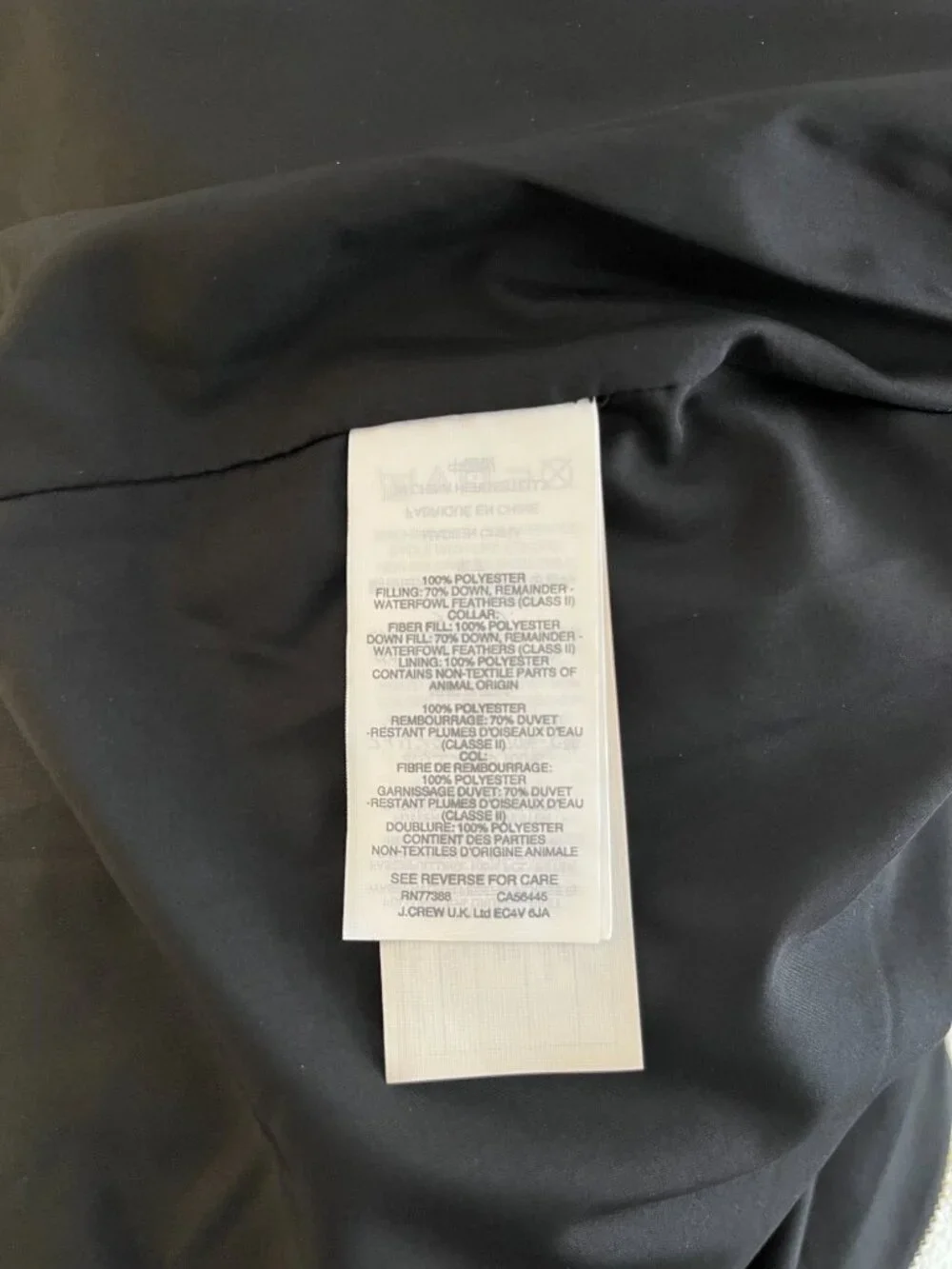 J.Crew Excursion Quilted Puffer Vest Black - Women's L